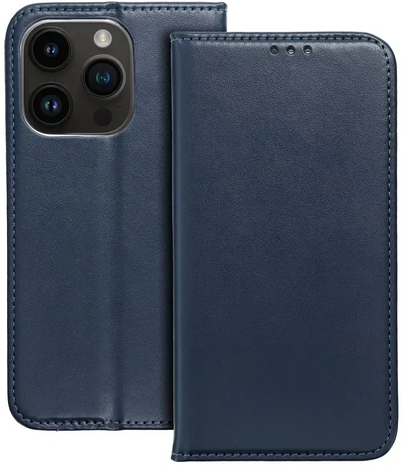 OEM atverčiamas dėklas, skirtas iPhone 17 AIR Smart Magneto, tamsiai mėlynas