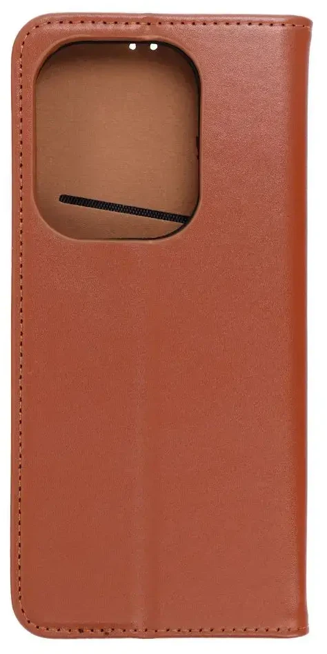 Oem SMART Pro Book leather dėklas skirtas Xiaomi Redmi Note 13 Pro 4G / POCO M6 Pro 4G rudos spalvos