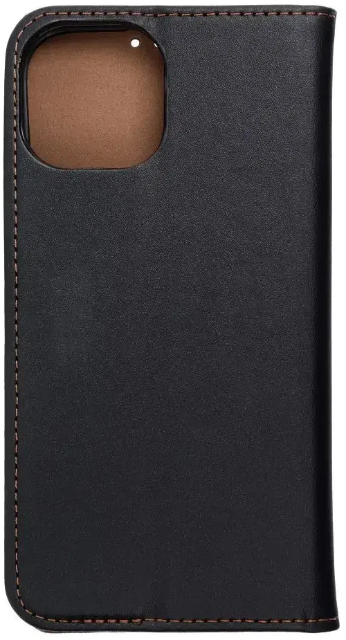 OEM atverčiamas dėklas iPhone 15 Smart Pro Book odinis juodas