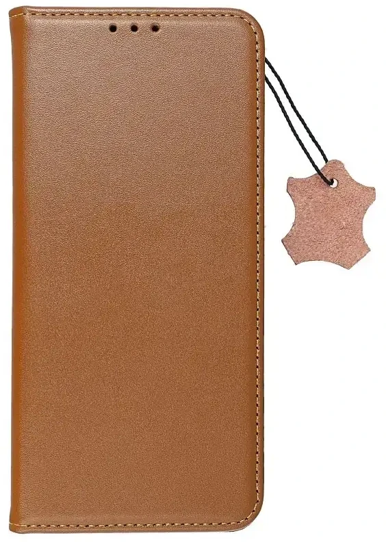 Forcell OEM atverčiamas dėklas iPhone 16e (SE 4 2025) Smart Pro Book odinis, rudas
