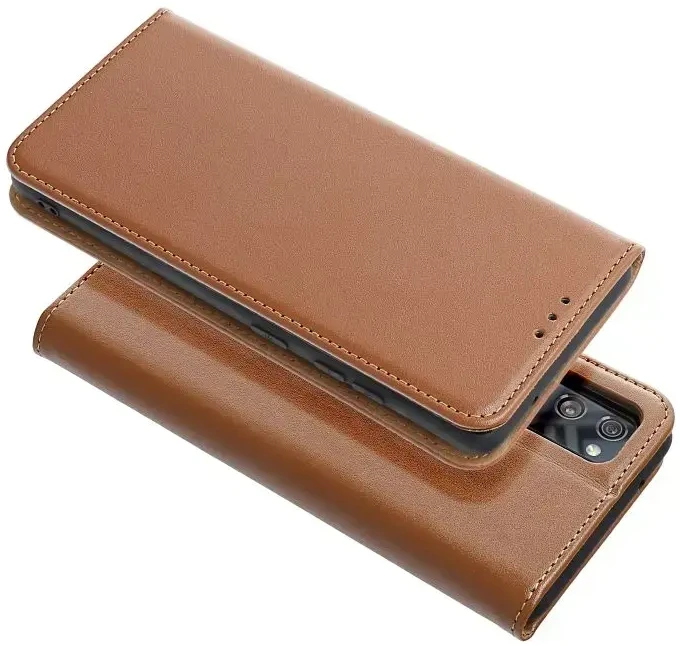 Forcell OEM atverčiamas dėklas iPhone 16e (SE 4 2025) Smart Pro Book odinis, rudas
