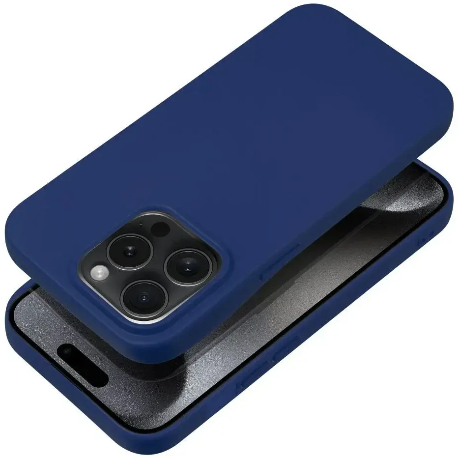 Dėklas Forcell Oem Case for iPhone 15 PRO Soft dark mėlynas