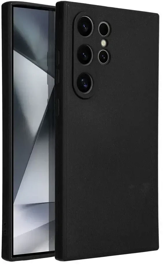 Forcell Oem SOFT dėklas skirtas Samsung Galaxy S24 Ultra juodos spalvos
