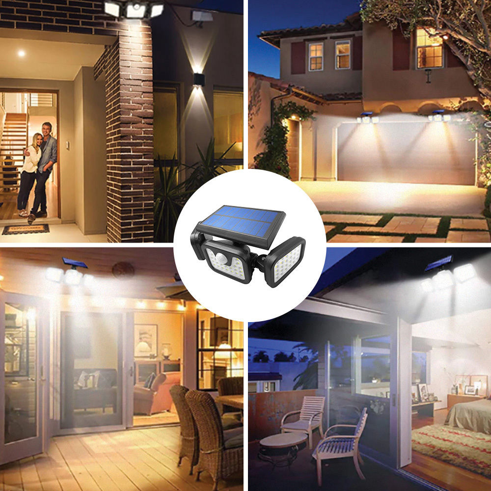 TelForceone SUNARI saulės lempa LED FLS-03 74*SMD PIR 8W 600lm 6000K 2400mAh Li-Ion"Forever" šviesiai