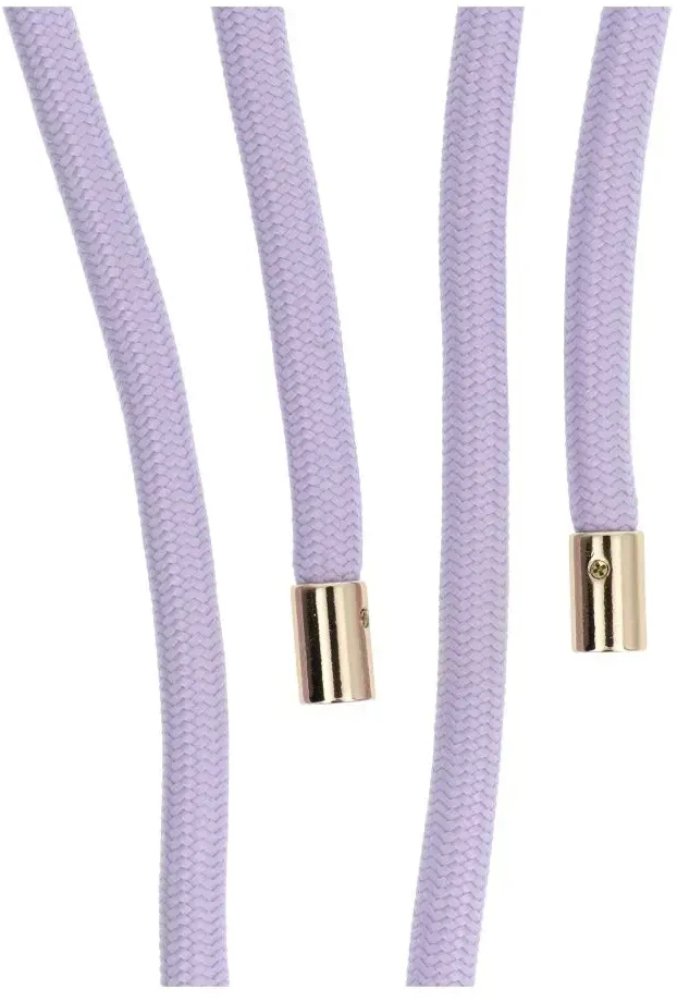 OEM SWING (8mm) telefono virvelė, reguliuojamo ilgio telefono pakabukas / laido ilgis 165cm (maks. 82,5cm kilpoje) / ant peties arba kaklo - violetinė