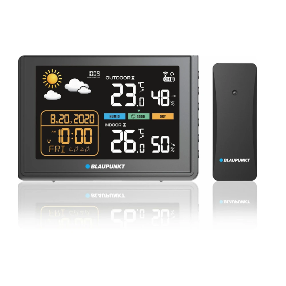 Blaupunkt WS30BK orų stotelė, juoda
