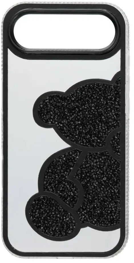 OEM dėklas, skirtas iPhone 17 AIR, juodas meškiukas