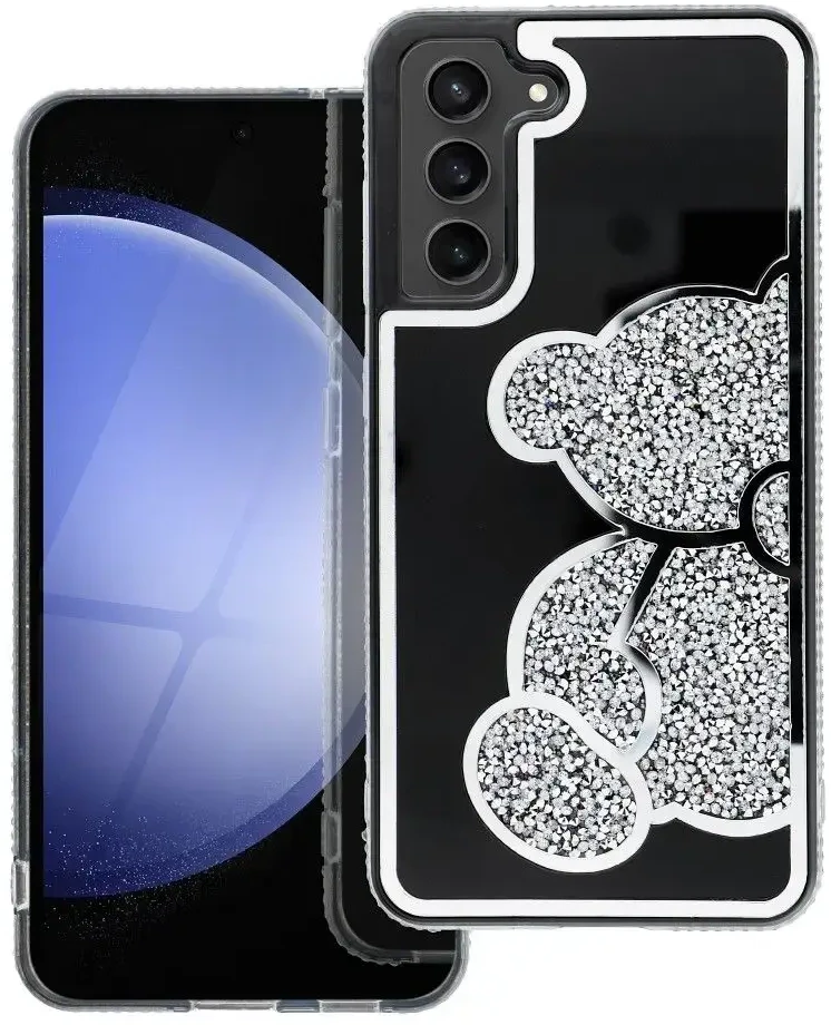 Oem Dėklas na Samsung A27 5G Teddy Bear Sidabrinė