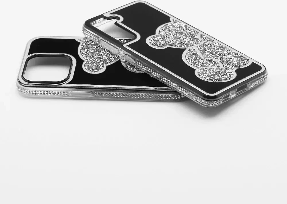 Oem MEŠKIUKO DĖKLAS SAMSUNG A17 telefonui, sidabrinis