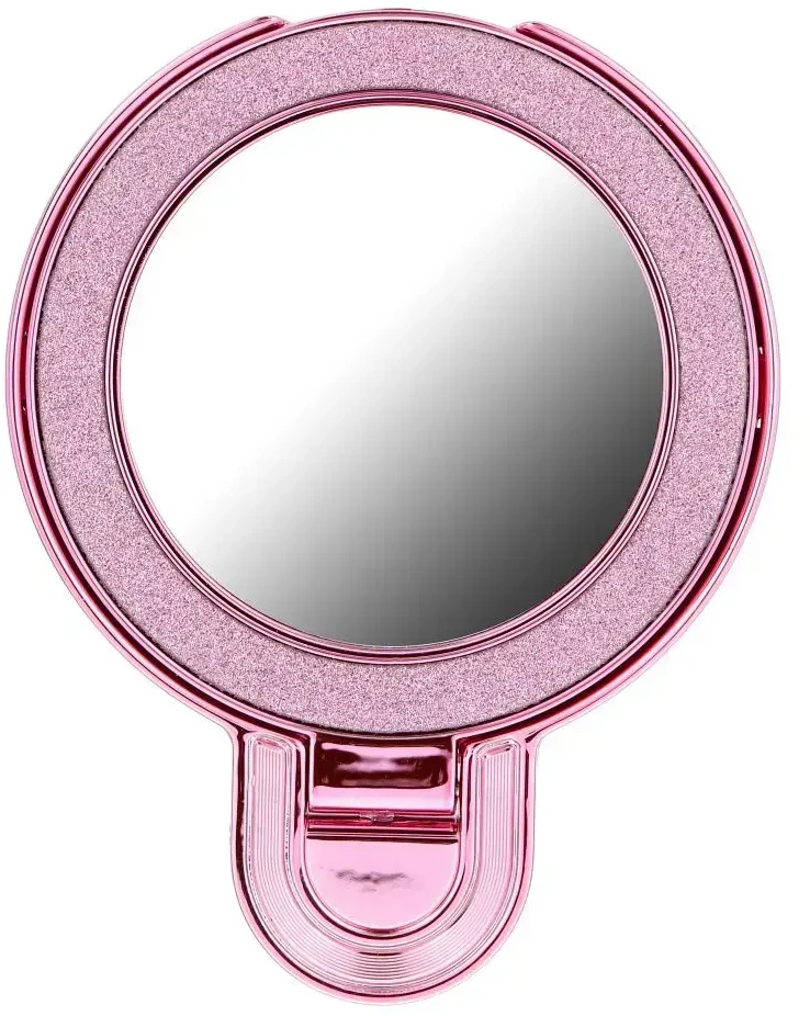 Oem Telefono stovas CIRCLE MIRROR - priklijuojamas - rožinis