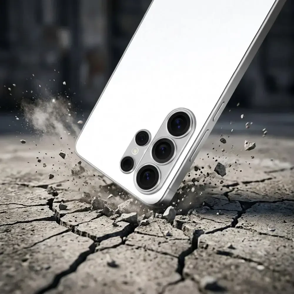 Oem Grūdintas stiklas na aparat do Samsung S26 ULTRA AR+AF Full Metal Sidabrinė