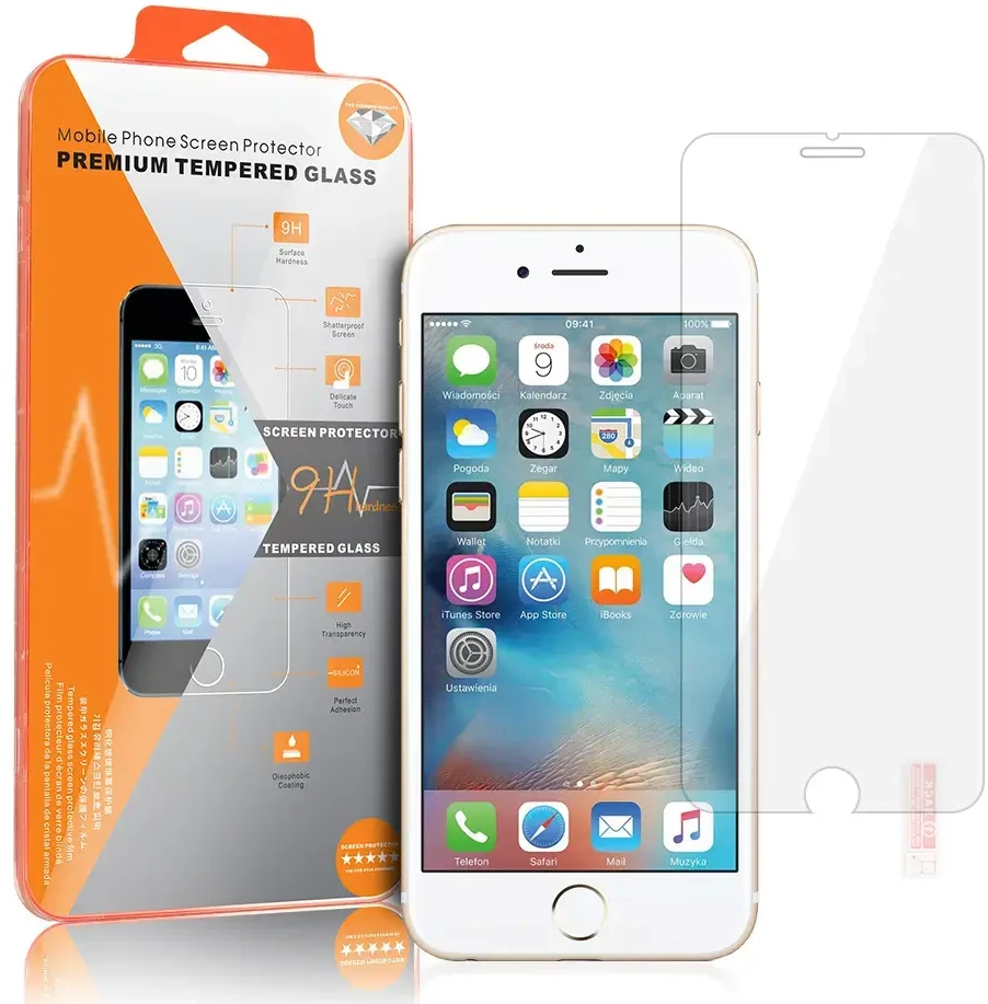 Reach LCD apsauginis stikliukas Oranžinis Apple iPhone 6/6S