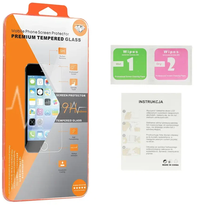 Reach LCD apsauginis stikliukas Oranžinis Apple iPhone 11