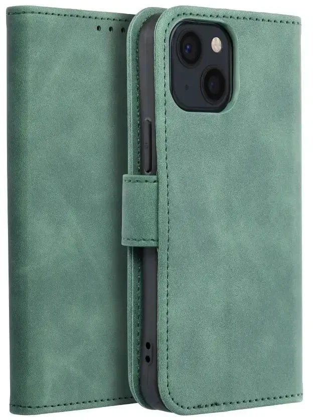 Forcell OEM atverčiamas dėklas iPhone 13 MINI Tender Book žalias