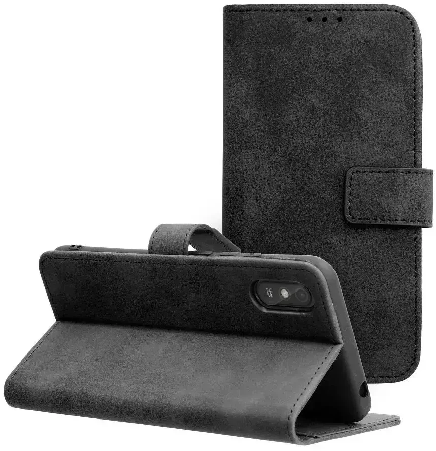 Forcell Oem TENDER Book dėklas skirtas Xiaomi Redmi 9AT / Redmi 9A juodos spalvos