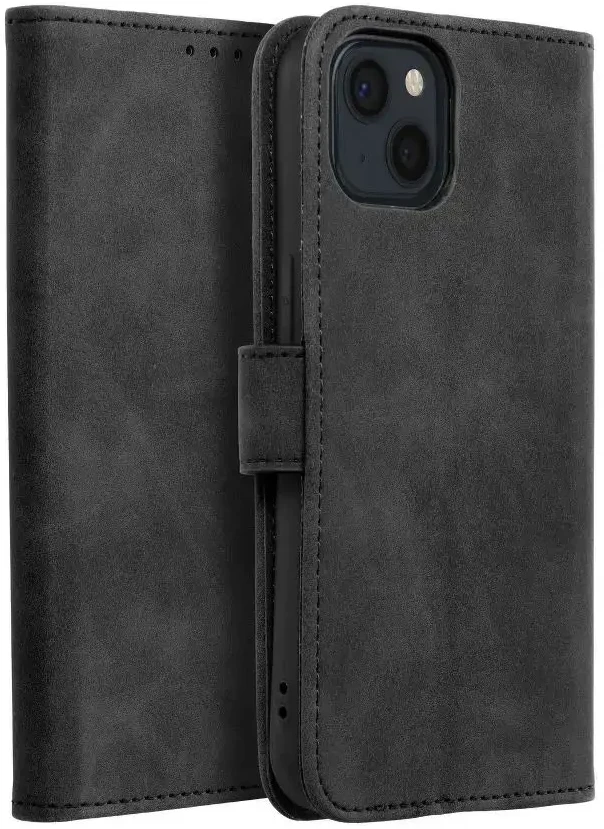 Forcell OEM atverčiamas dėklas iPhone 13 Tender Book juodas