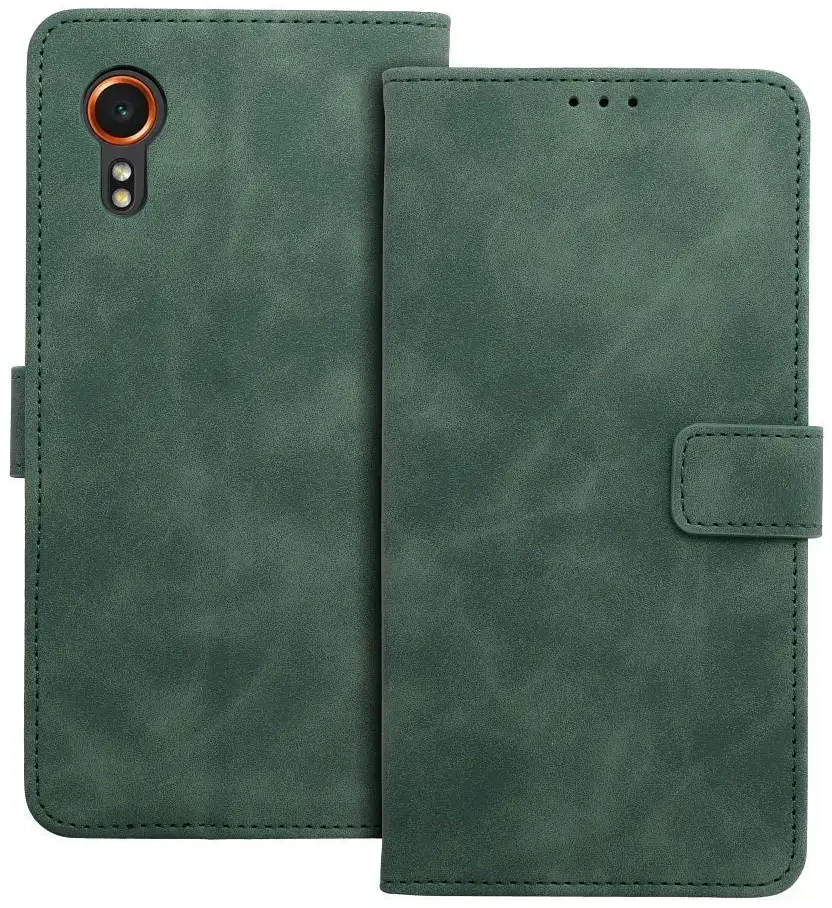 Oem Dėklas su klapką na Samsung Xcover 7 Tender Book žalia