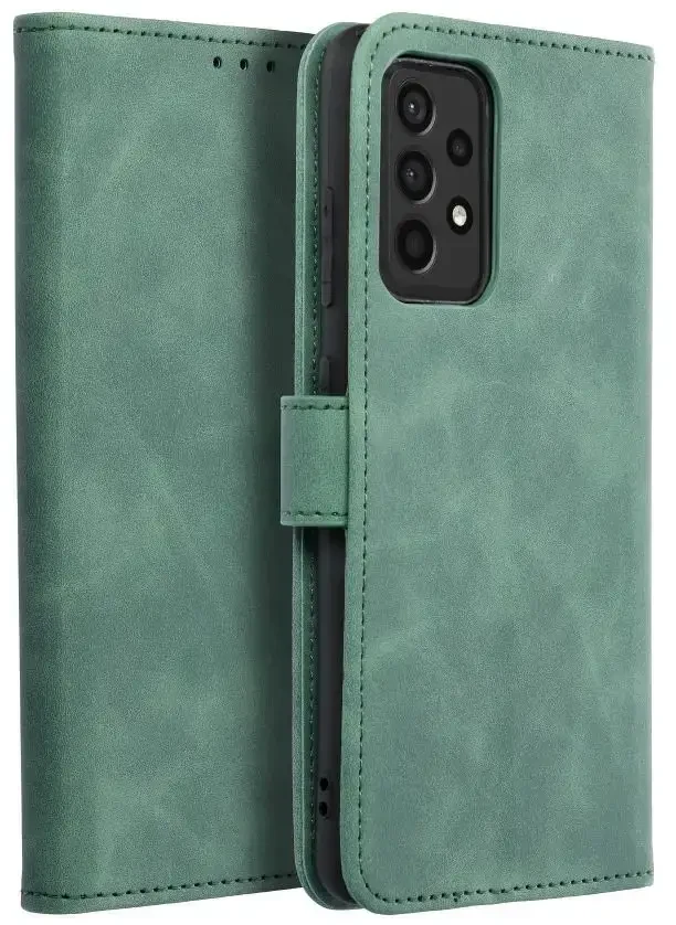 Forcell Oem TENDER Book dėklas skirtas Samsung Galaxy A52 5G / A52 LTE ( 4G ) / A52s 5G žalios spalvos