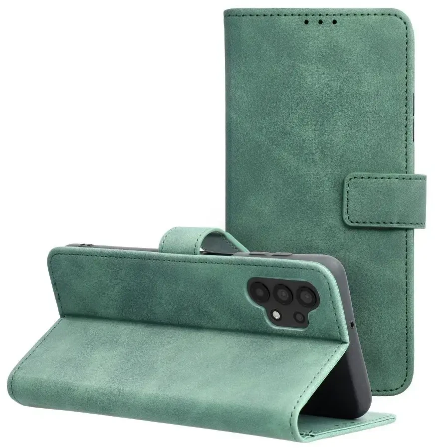 Forcell Oem TENDER Book dėklas skirtas Samsung Galaxy A32 LTE ( 4G ) žalios spalvos