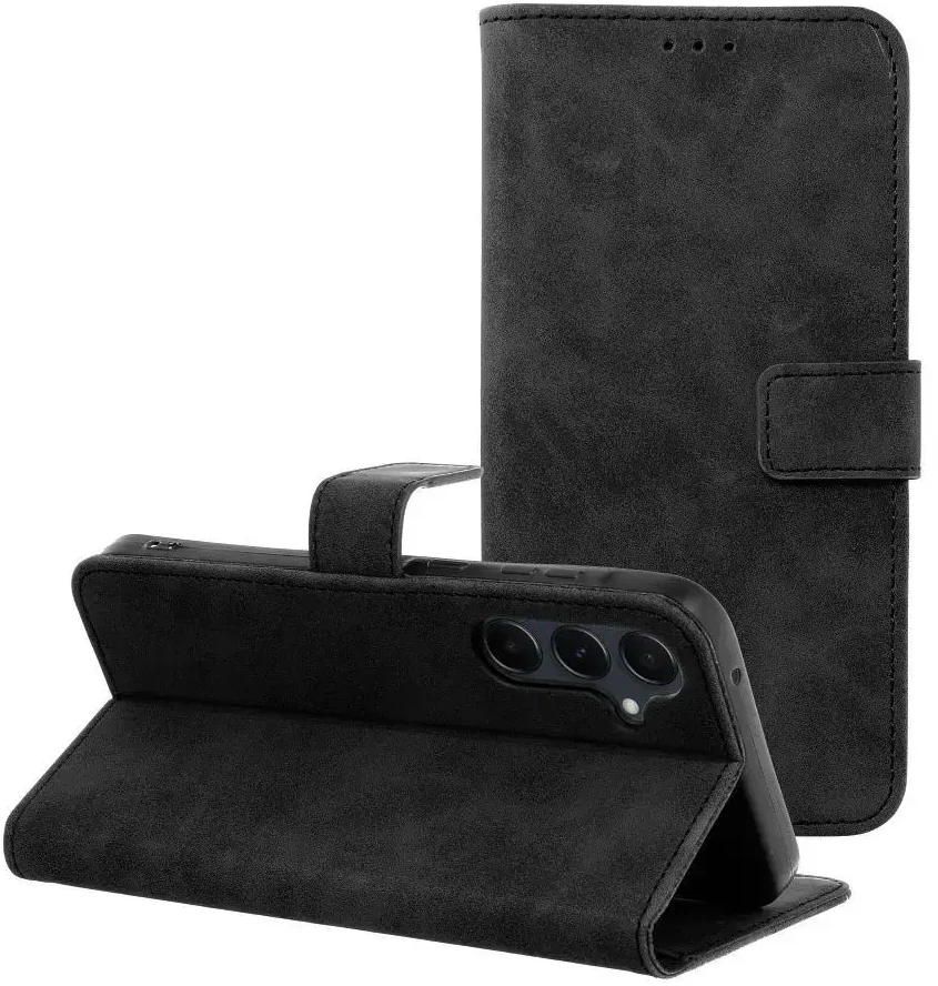 Oem TENDER Book dėklas skirtas Samsung Galaxy A55 5G juodos spalvos