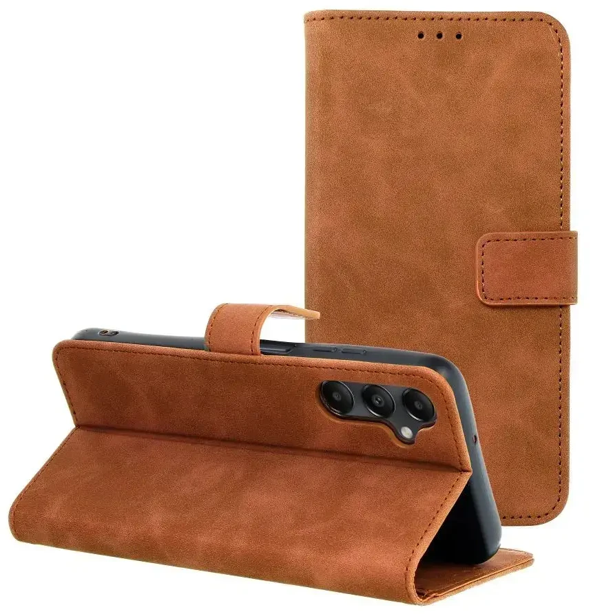 Oem TENDER Book Dėklas skirtas Samsung Galaxy A05s rudos spalvos