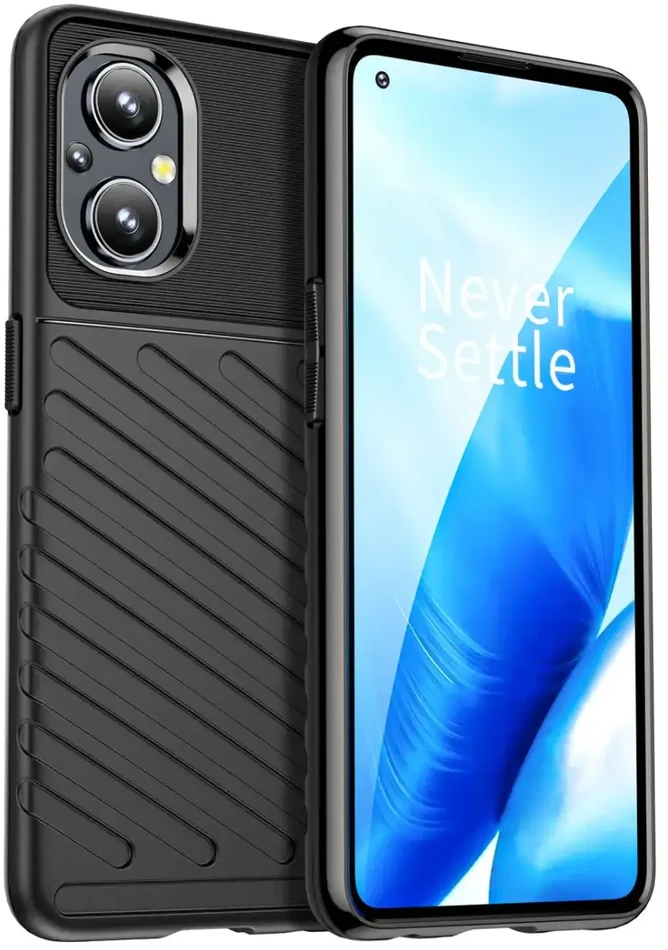 Hurtel Thunder dėklas skirtas OnePlus Nord N200 5G, juodas