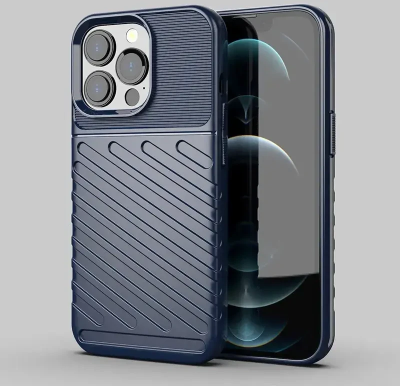 Hurtel Thunder dėklas skirtas iPhone 13 Pro, mėlynas