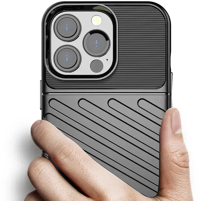 Hurtel Thunder dėklas skirtas iPhone 13 Pro, mėlynas