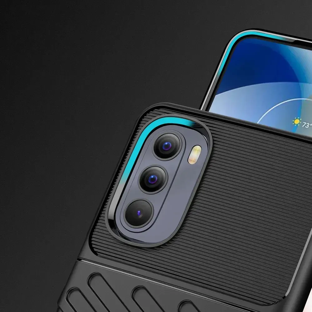 Hurtel Thunder dėklas skirtas Motorola Moto G Stylus 2022, juodas