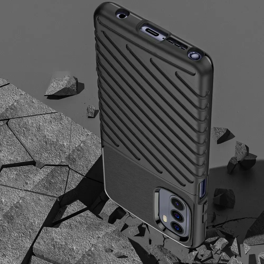 Hurtel Thunder dėklas skirtas Motorola Moto G Stylus 2022, juodas
