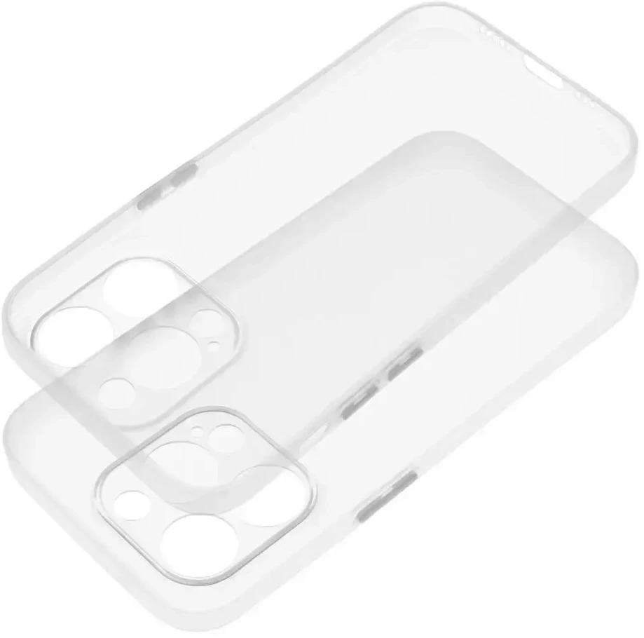 Oem Originalus iPhone 16 PRO MAX dėklas, itin plonas, matinis, skaidrus