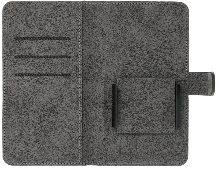 Oem Universal book dėklas COMMON dydis L skirtas Apple iPhone 6 PLUS / 7 PLUS / 8 PLUS / XS MAX / 11 PRO MAX / Samsung Galaxy S20 FE / S21 FE / S10 PLUS / A10 / A32 / A54 / Xiaomi 12 LITE / HUAWEI P30 PRO juodos spalvos