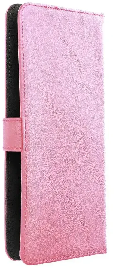 Oem Universal book dėklas COMMON dydis S skirtas Apple iPhone 12 / 13 / Samsung Galaxy S6 / A5 2016 / XCOVER 4 / S22 / HUAWEI P8 2017 rožinės spalvos