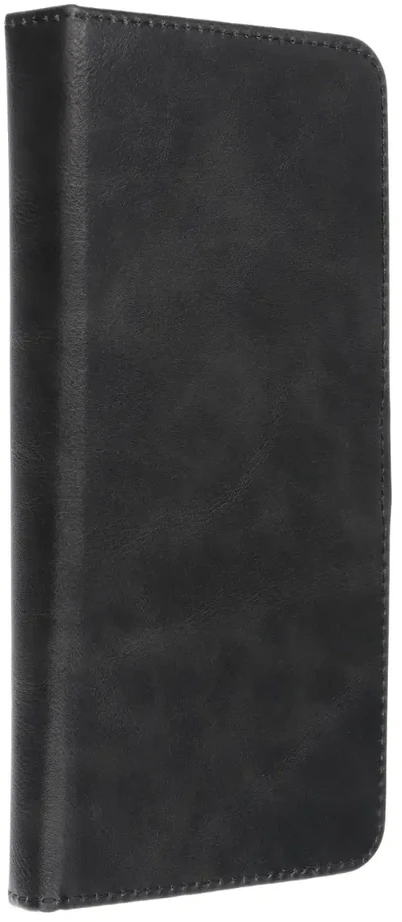 Oem Universal book dėklas COMMON dydis XL skirtas Samsung Galaxy A12 / A13 4G / A34 5G / A02s / Xiaomi Redmi 12 4G / 12C / NOTE 12 4G / 12 PRO 5G OPPO A53s / A72 / A92 juodos spalvos