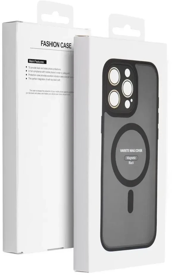 OEM dėklas, skirtas iPhone 13 MINI, Variete Mag Cover, suderinamas su MagSafe juodas