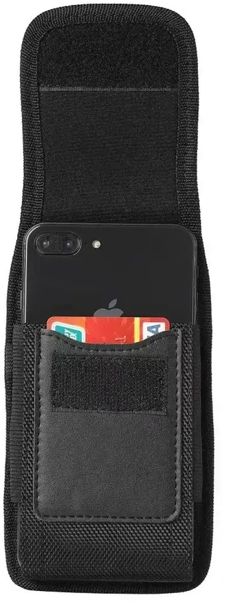 Oem Vertical universalus dėklas OXFORD modelis 3 skirtas Apple iPhone 11 / 11 PRO / 12 / 12 PRO / 13 / 13 PRO / Samsung Galaxy A10 / A41 / A50 / A51 / HUAWEI P30 LITE / P40 / P8 / P9 LITE juodos spalvos