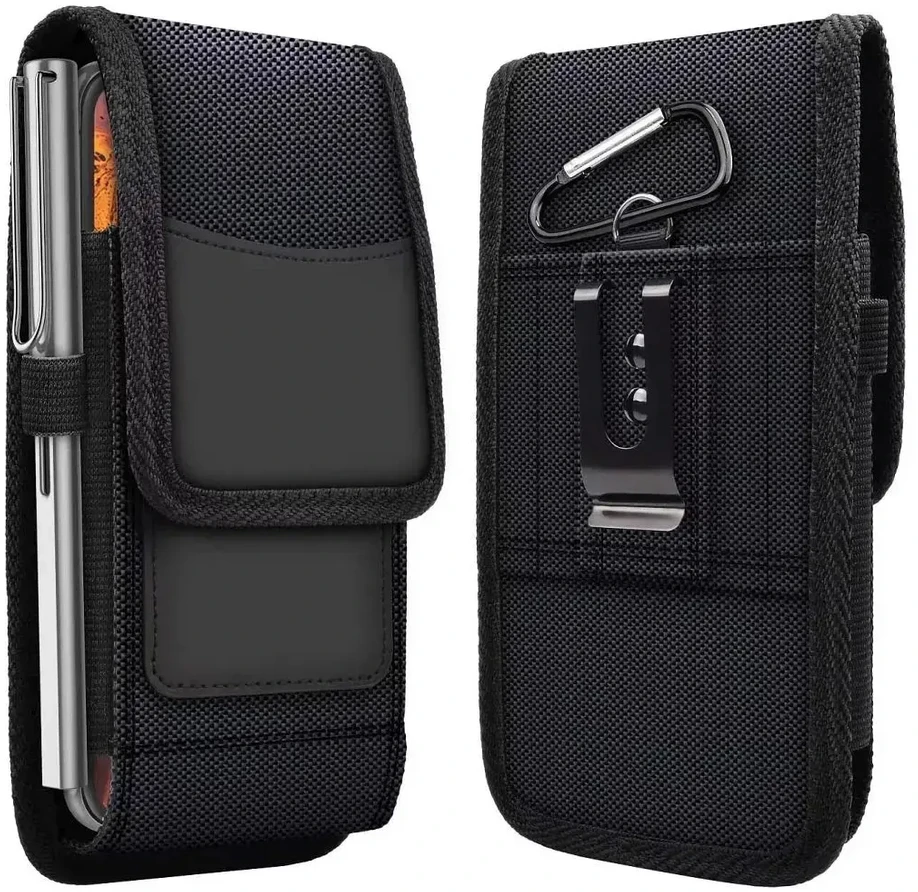 Oem Vertical universalus dėklas OXFORD modelis 2 skirtas Apple iPhone 6 / 7 / 8 / 12 MINI / 13 MINI / Samsung Galaxy A40 / S5 juodos spalvos