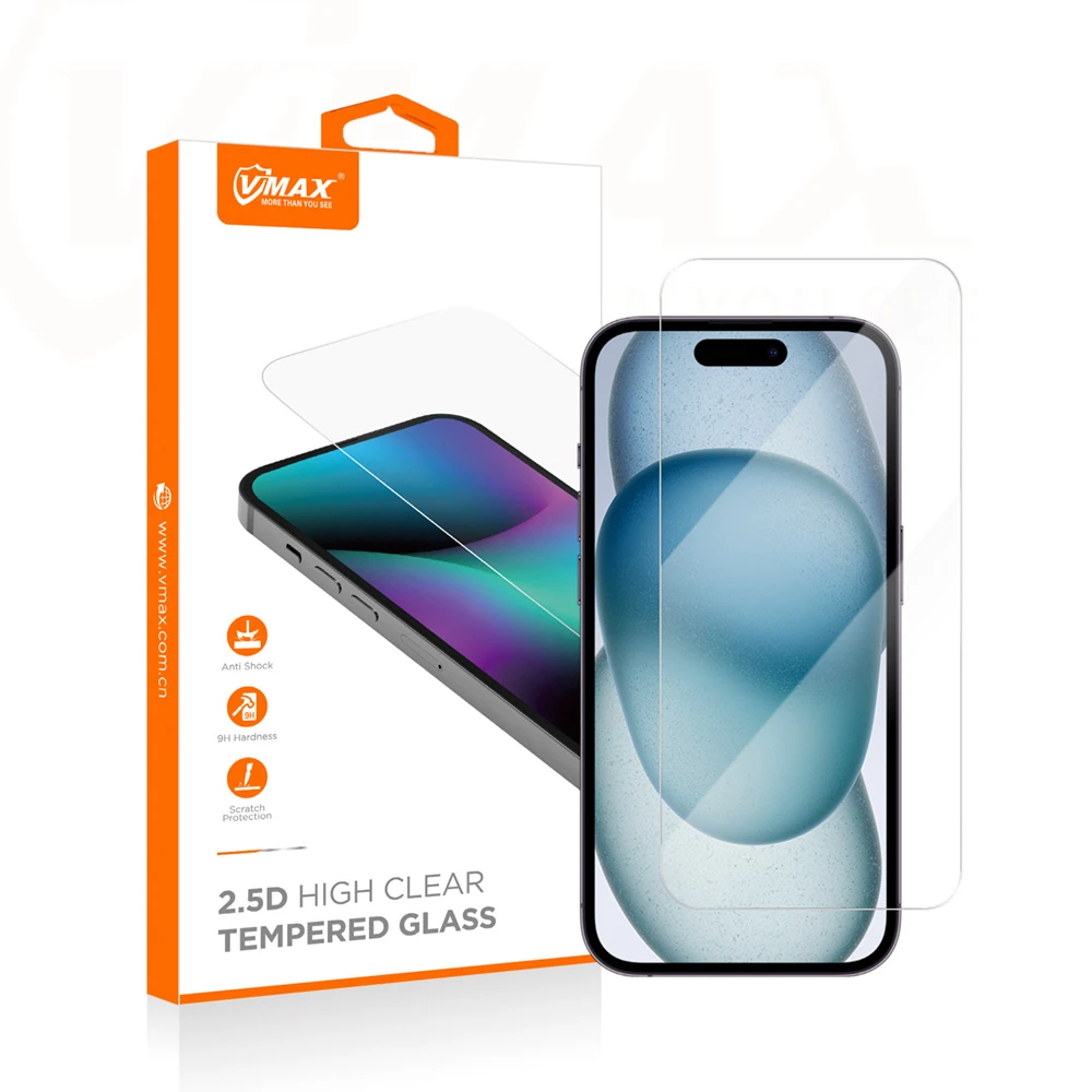 Vmax apsauginis stiklas 2,5D Normal Clear Glass Apple iPhone 7 / 8 Plus