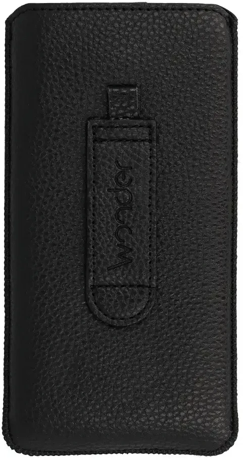 Oem WONDER Deko Pouch dėklas (Size M) skirtas Apple iPhone 5/Nokia 215 4G/225/5310 2020 juodos spalvos