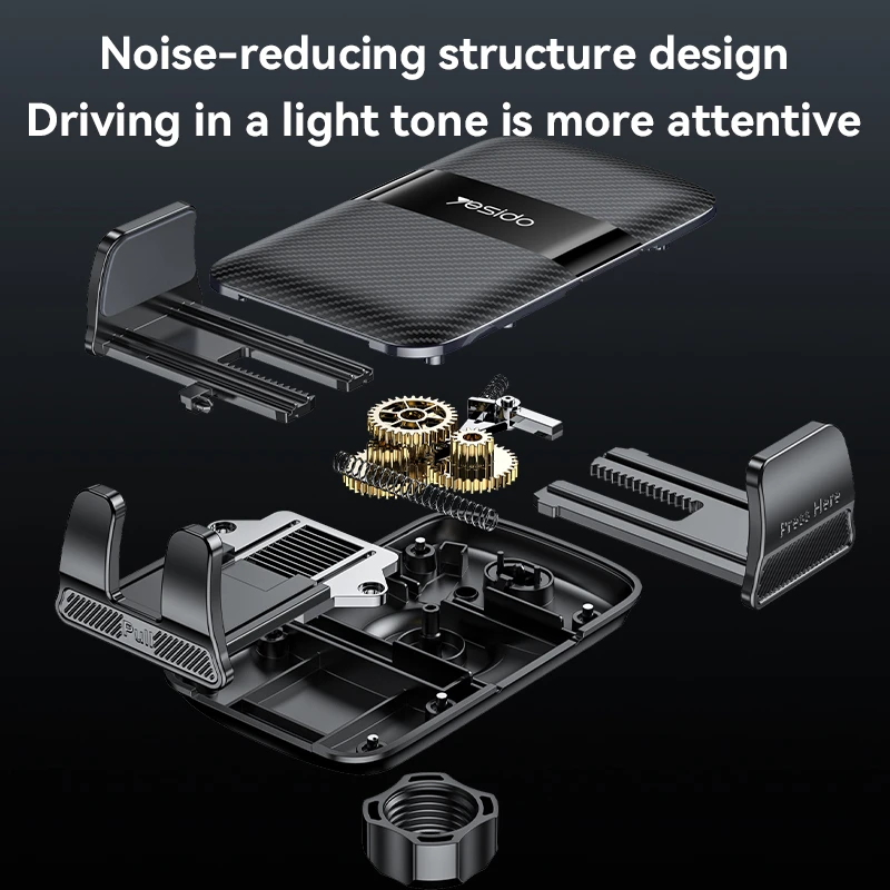 Yesido automobilinis laikiklis C251 į air vent juodos spalvos