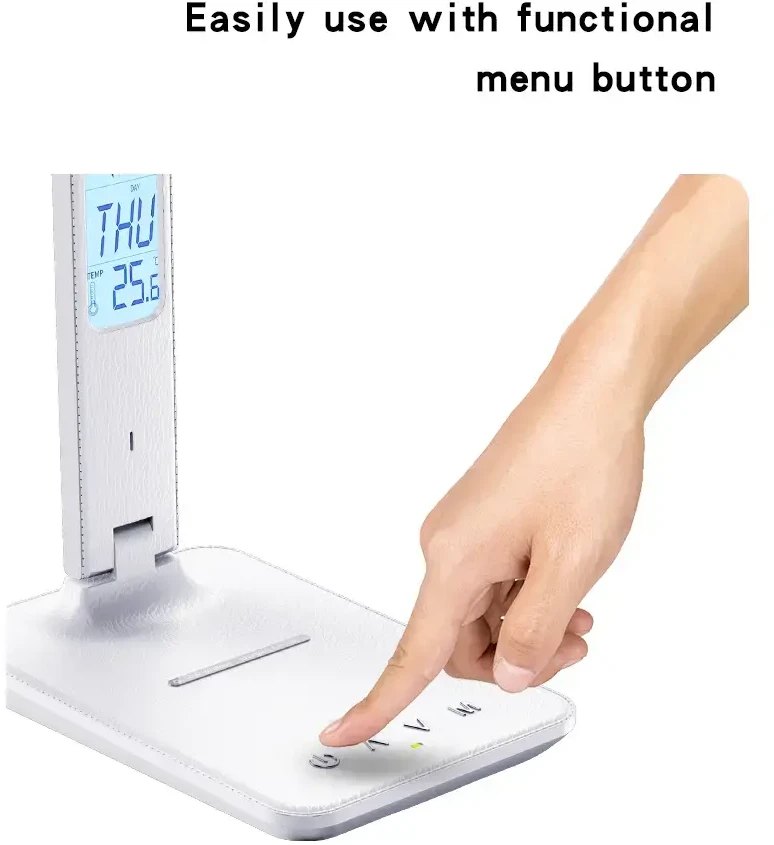 Yesido stalinis šviestuvas DS20 induction with LCD display baltas