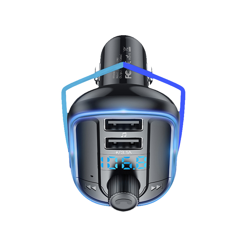 FM Moduliatorius Yesido Y44 2 x USB Micro SD 3,1A
