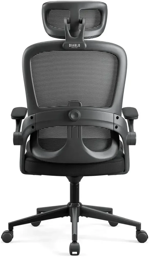 Diablo Chairs Diablo V-Light Shadow Juodas ergonominė kėdė
