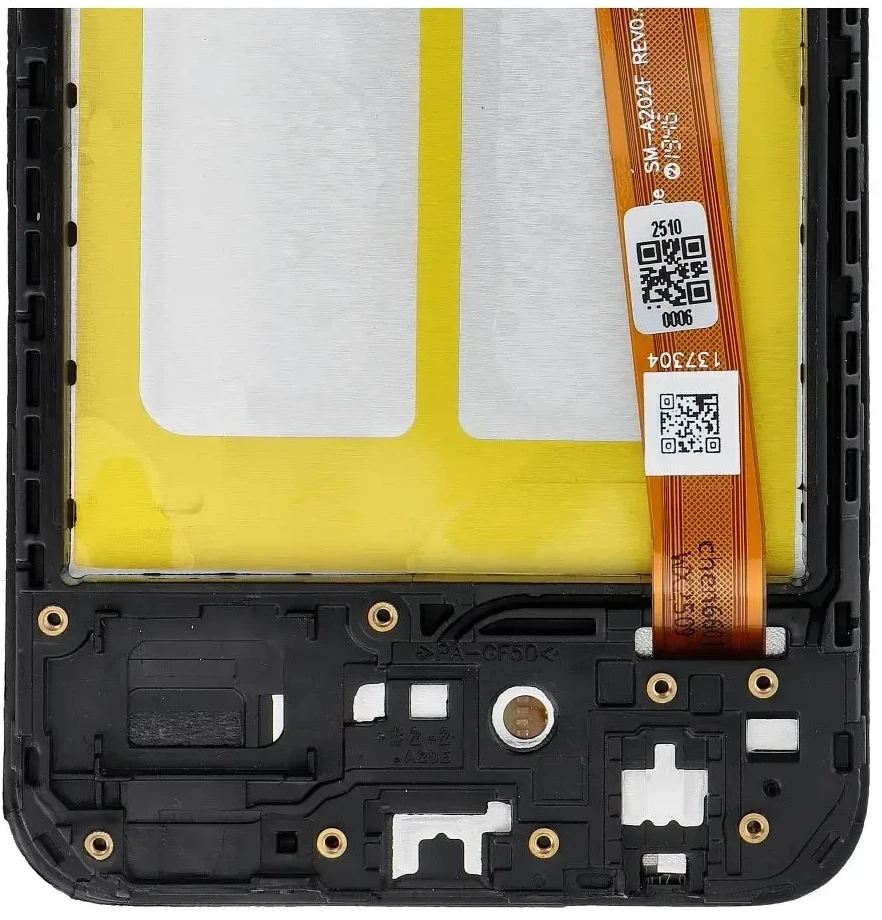 OG Originalus LCD ekranas, skirtas SAMSUNG A20E A202F OEM su rėmeliu