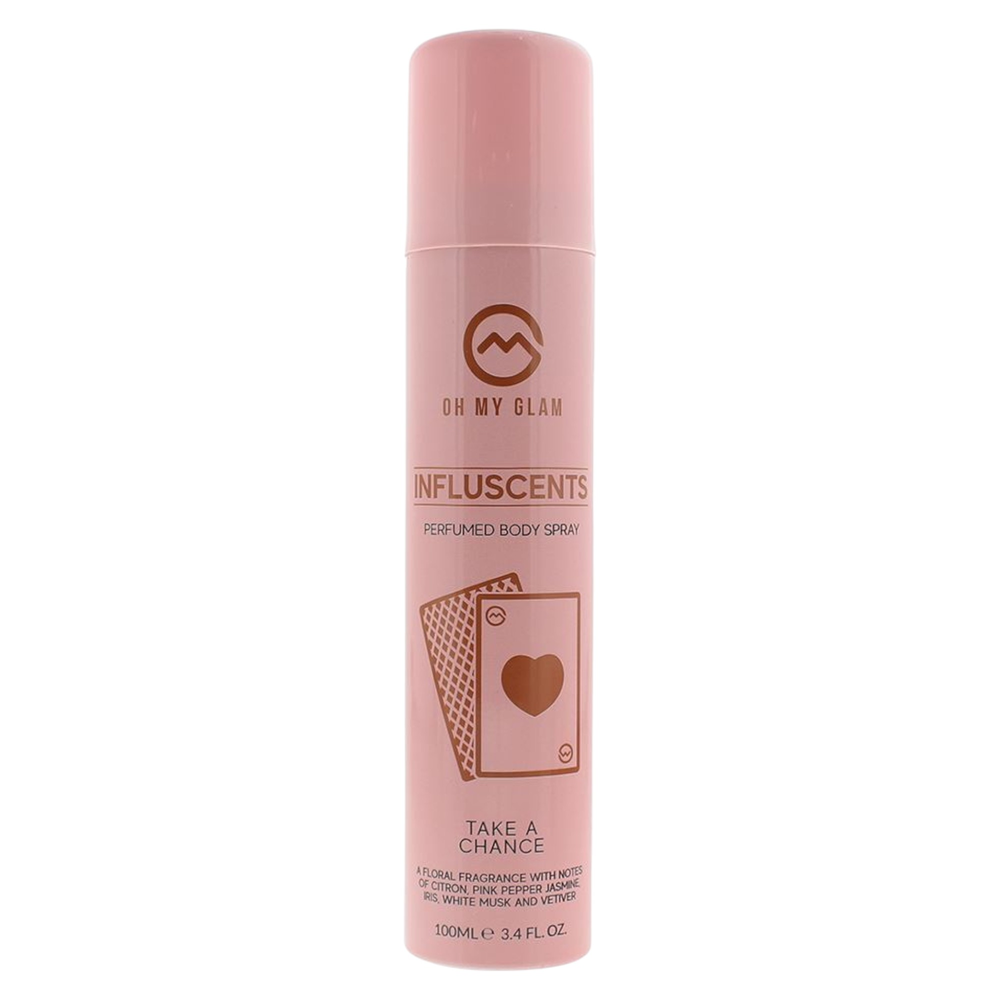 Oh My Glam Influscent Take A Chance Body Purškiklis Baltas Musk, 100 ml