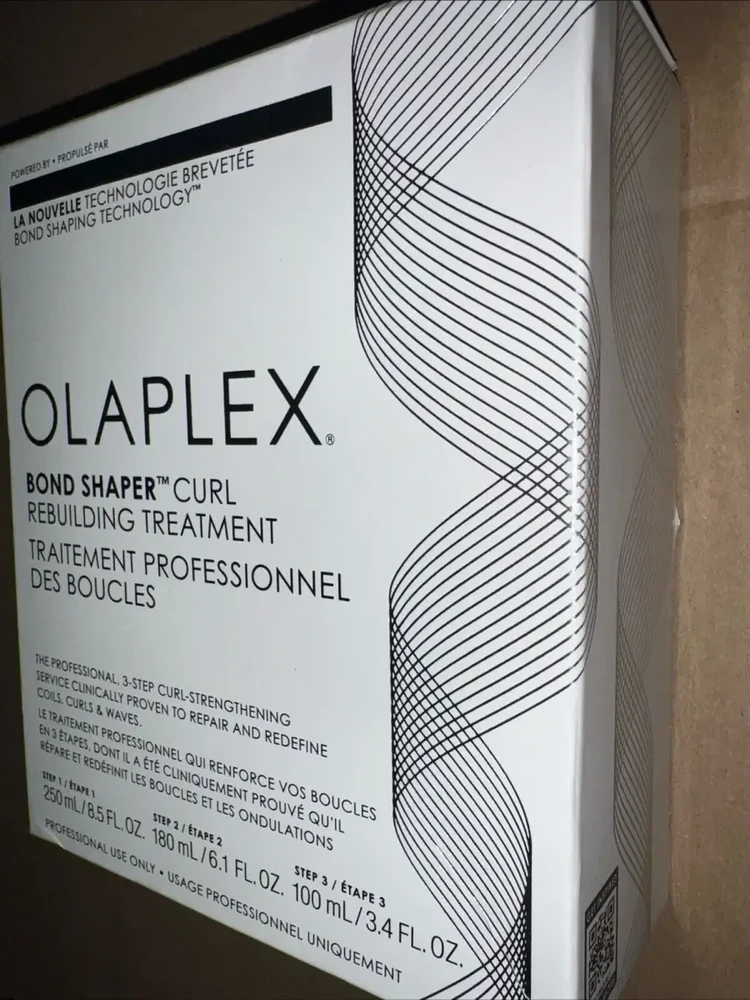 Olaplex priežiūros rinkinys garbanotiems ir banguotiems plaukams Bond Shaper Curl Rebuilding Treatment