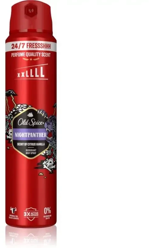 Old Spice Dezodorantas purškiklis NightPanther (dezodorantas kūnui purškiklis) 250 ml