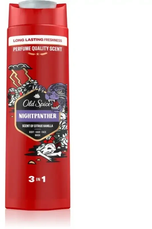 Old Spice Dušo želė vyrams NightPanther (kūno, plaukų ir veido prausiklis)