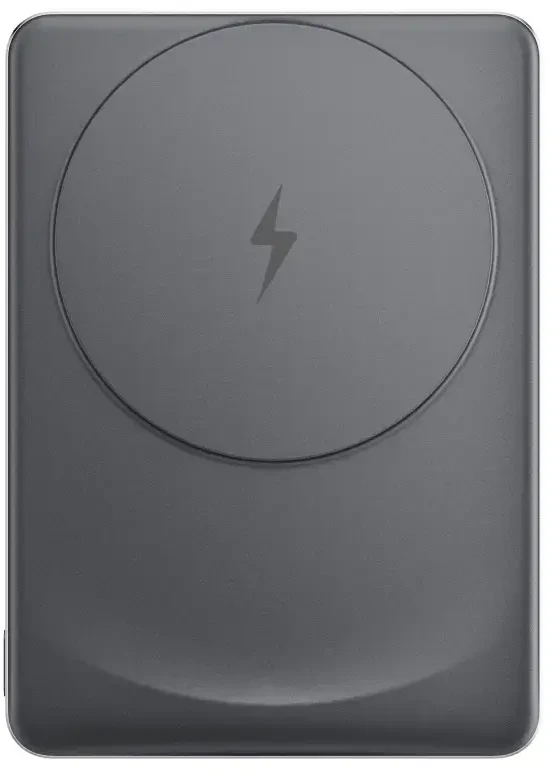 OnePlus Plonas magnetinis išorinis akumuliatorius (maitinimo bankas) | 5000 mAh | MagSafe | sidabro pilka