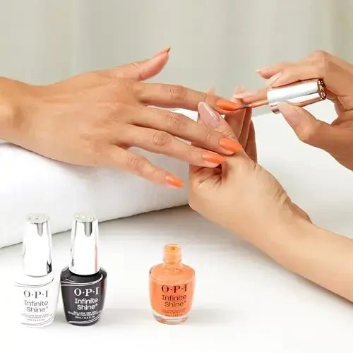 OPI Infinite Shine gelinis lakas „Always within Peach“, 15 ml
